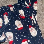 Old Navy  Santa Print Pajama Bottoms - Navy Photo 2