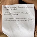 ESCADA Luxury Straight Leg Cropped Ankle Brown Pants Size 34 Photo 4