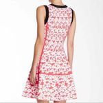 Kate Spade  Floral Jacquard Knit Dress in Dive Right In Geranium Womens L Photo 2
