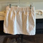 B.Original Corduroy Skirt Off White Boutique  Elastic Back Waist Photo 3