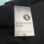 Xersion Lounge Black Active Leggings With Sheer Bottom Photo 4