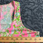 Lilly Pulitzer  womens size large bright pink & green Melle Dress Southern Charm Photo 3