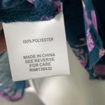 Modcloth  sheer navy button down ballerina blouse Photo 8