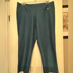 Nike  Legendary Dri-Fit Pant - Teal Orange Polka Dot Cropped‎ Legging. Large. Photo 2