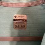 Columbia Women's Titanium Teal Green Gray 1/4 Zip Pullover Lightweight Sz Medium Photo 1