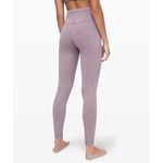 Lululemon Women's 4 Morning Light High-Rise Tight Washed Frosted Mulberry Sporty Photo 1