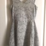 BCBGMAXAZRIA Paisley Grey And White Dress Photo 0