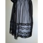 Victoria's Secret NEW! Babydoll Gown Black w/ Rhinestones Photo 2