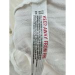 Out From Under Peyton Linen Popover Top White Size XS Oversized Hooded Lounge‎ Photo 5