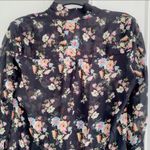 ZARA Floral Print Ruffle Flowy Mini Tie Dress Photo 8