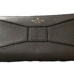 Kate Spade Black Pebble Leather 4 Compartment Wallet Zip Pocket Zip-A-Round Photo 0