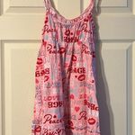 Peace Love Print Lingerie Nightgown Junior’s Medium Photo 3