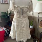 Lulus mini floral Dress With ruffle details size m Photo 4