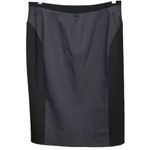 T Tahari Gray Black Pencil Skirt Size 6 Side Panel Workwear CorpCore Y2K Photo 1