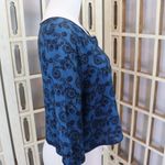 Urban Outfitters PIns & Needles Blue Black Floral Cropped Top Size XS New Photo 3