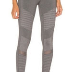 Alo Yoga ✨ Moto Sz Large Leggings Heathered Grey✨ Photo 0