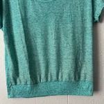 Weavers Womens Top Medium Y2K Relaxed Flowy Minimalist Stretch Lightweight Blue Photo 3