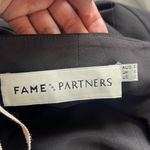 Fame and Partners  Black Midi Dress Photo 6