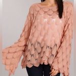 Lightweight Fish Scale Sweater Pink Size undefined Photo 1