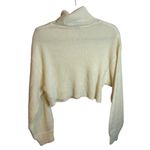 Divided H&M  CROPPED CREAM TURTLENECK SWEATER Photo 1