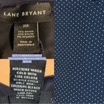 Lane Bryant BLUE WITH WHITE POLKA DOTS STRAIGHT LEG TROUSERS (20R) Photo 9