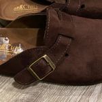 White Mountain cliffs suede clogs slip on brown suede 6.5 wide Photo 5