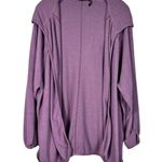 Urban Outfitters Out From Under Light Purple Fleece Open Front Oversized Hoodie Photo 0