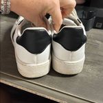 Victoria Leather White and Black Sneakers Photo 3