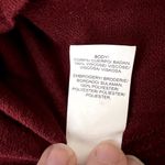 Lucky Brand  Maroon Embroidered Peasant Top Photo 6