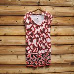 Diane Von Furstenberg  DVF Silk Print Shift Dress Photo 1