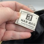 Vintage 80’s Nas Bag Leather Patchwork Crossbody Shoulder Bag Brown Photo 4