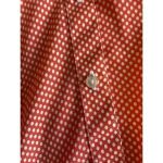 Outback Red  Women's‎ Redish Pink-Coral Polka Dot Blouse Size Medium Lightweight Photo 6