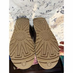 UGG  Tania Women's Gray Suede Sheepskin Cuff Ankle Winter Boots Photo 3