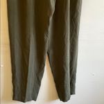 Josephine Chaus  Women’s Dark Green Dress Pants 100% Linen Photo 4