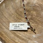 Ruby NWT  & CZ Gold Over Sterling Silver Bracelet Photo 4