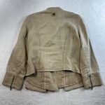 Banana Republic Heritage Sz 4 Flax Safari Jacket Utility Beige Sustainable Boho Photo 10