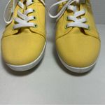 Vionic  Beach Stinson Women’s Yellow Sun Lace Up Canvas Shoes Sz 8-VGUC Photo 3