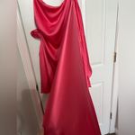 Cult Gaia Malia Dress in Sangria Air Satin Photo 5