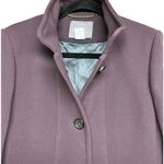 J.Crew Classic Lady Day Coat Italian Double Cloth Wool Eggplant Women’s Size 10 Photo 4