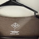 st. john's bay  Shirt Large Brown Paisley 3/4 Sleeve Tunic‎ Pullover Top Peasant Photo 3