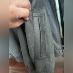 London Fog Vintage  Leather Jacket size XL - dark gray Photo 3