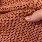 Northern Isles vintage linen ramie open knit chunky sweater in terracotta size M Size M Photo 10