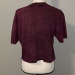 Beverly Hills Rodeo Drive Graphic Summer Short Sleeve Crop Top Size Medium Red Photo 2