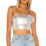 superdown Silver/ Great  Crop Top Photo 0