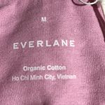 Everlane  Organic Cotton Polo Dress Open Plunge Neckline Lilac M (6-8) NWT Photo 5