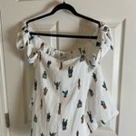 DO+BE Women's Off-Shoulder Cactus Print Top size medium Photo 3