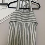 fab'rik Abigail Stripe Sleeveless Ruffle Hem Summer Maternity Maxi Dress - fab’rik NWT Photo 3