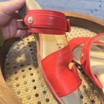 Kenneth Cole  Julianna Asymmetrical Sandals, size 8.5, Red/Orange Photo 5