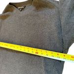 Athleta  Rest Day Asymmetrical Hem Sweater Gray Silk Pima Cotton Blend Womens Med Photo 10