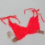 Free People  x HAH Flip HAHround Bra‎ Fried Salmon XS  NWT Photo 6